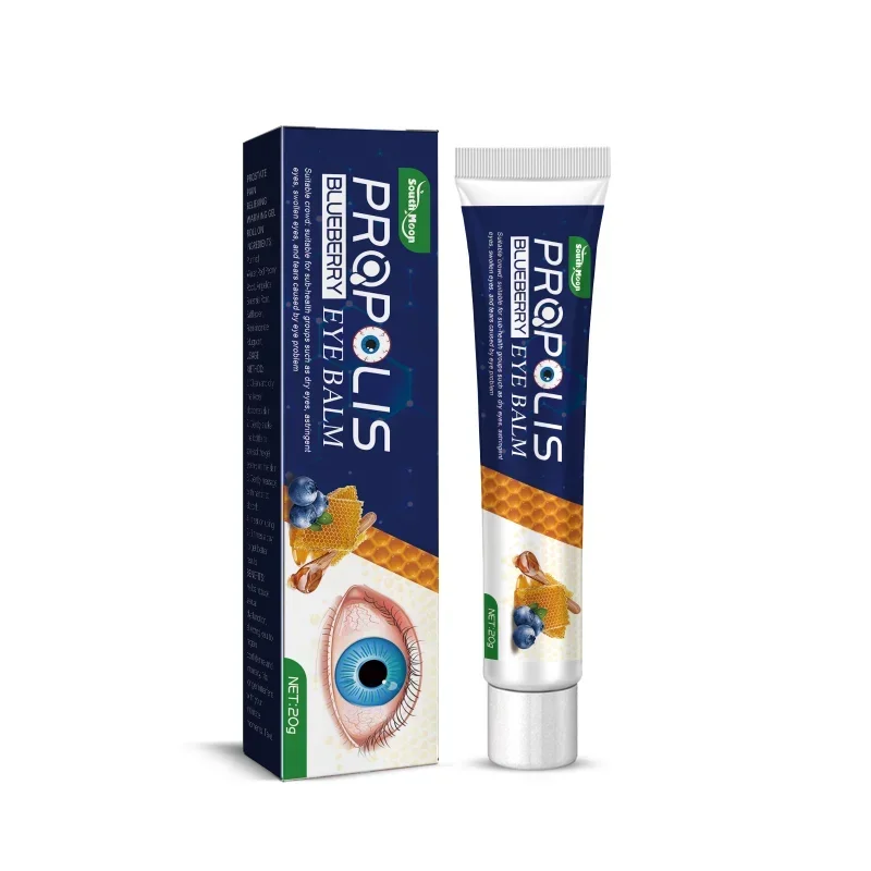 Propolis blueberry eye care cream relieve eye fatigue Dry stay up late Protect vision prevent myopia Moisturizing eye ointment