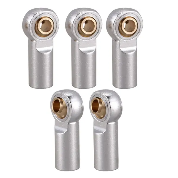 10Pcs Metal M3 Link Tie Rod End Ball Joint for 1/10 RC Car Crawler AXIAL SCX10 D90 D110 Tamiya CC01,Silver