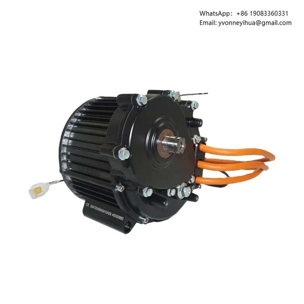 

2025 New QS MOTOR QS138 2500W 72V 55H Encoder PMSM Mid Drive Motor With 428 15T Sprocket For Electric Motorcycle