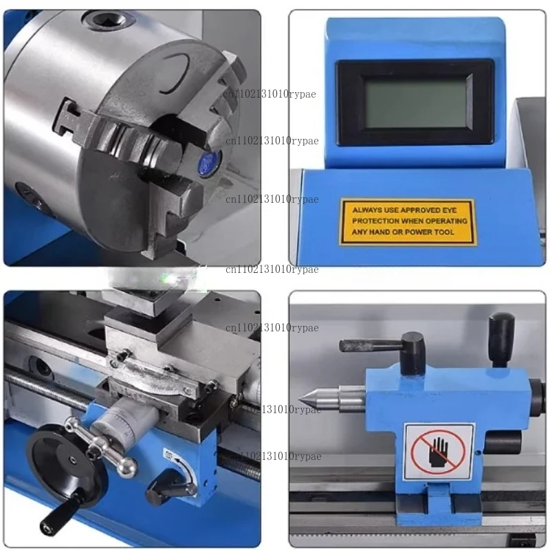 Small stainless steel metal working lathe New 0618 110V/220V mini bench metal lathe tool for home DIY