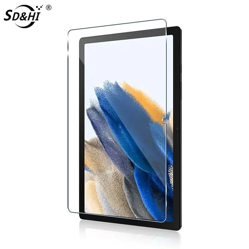 Protector de pantalla HD de vidrio templado a prueba de arañazos para Galaxy Tab A8, WiFi, LTE, 10,5 pulgadas, 2021 SM, X200, X205, burbujas gratis