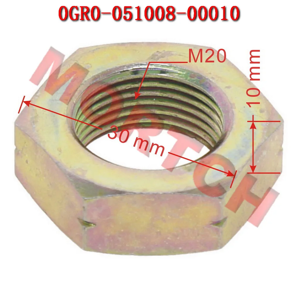 CVTech Drive Pulley Nut for CFmoto 400 X4 450 X450 500S 520 500HO 550 X550 U550 Z550 600 0GR0-051008-00010