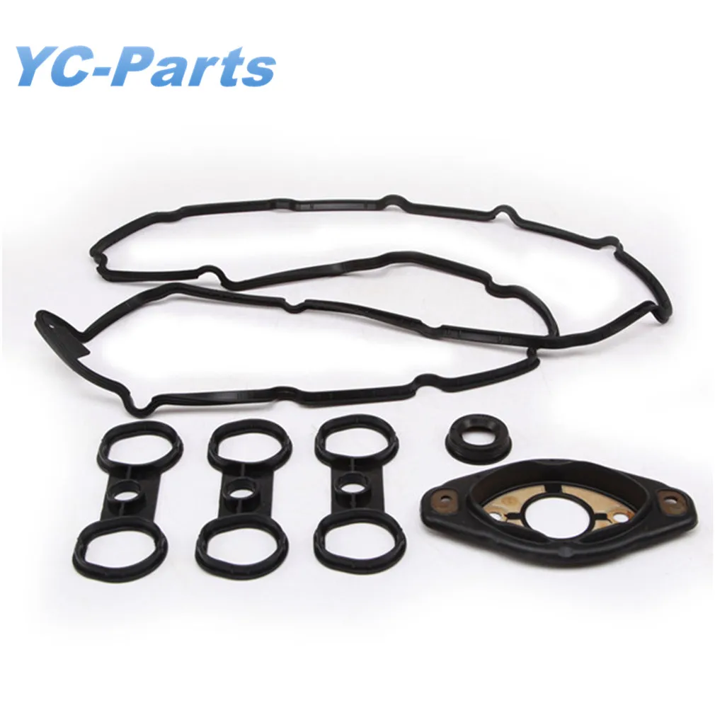 

3.0L Engine Valve Cover Seal Gasket Set for BMW 128i 328i 528i xDrive 528xi X3 3.0si Z4 3.0i 11127559699 11127552280