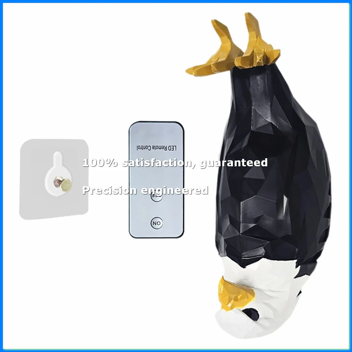 ●Bald Eagle Wall Light Night Light Wall Mounted Eagle Lamp for Bedroom, Living Room, Hallway Battery Operated Eagle Light-A57M