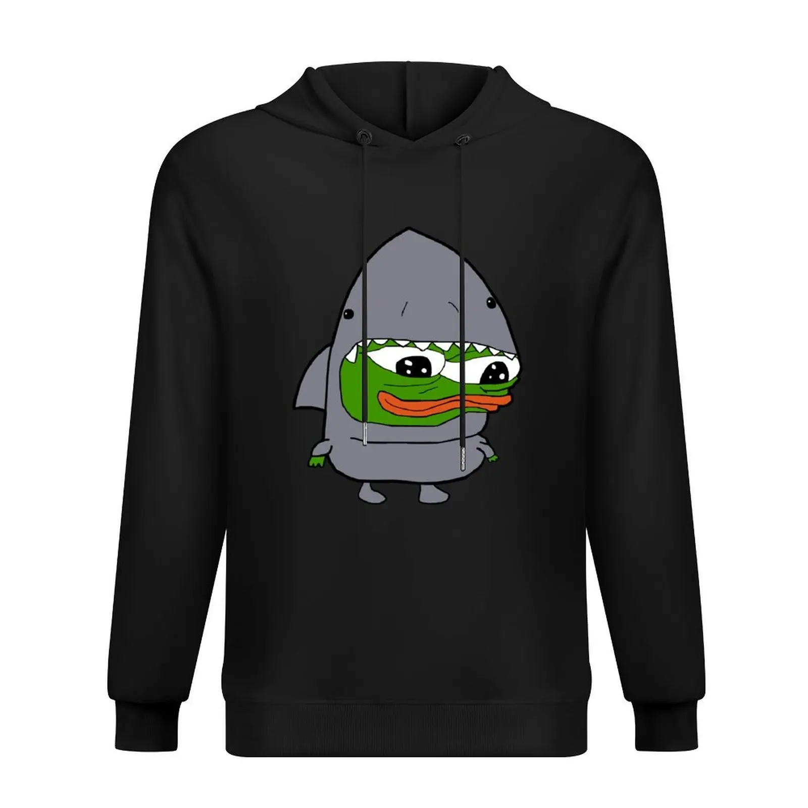 Pepe Cute Shark Apu هوديي ملابس رجالية ملابس للرجال ملابس رجالي قميص بقلنسوة ياباني