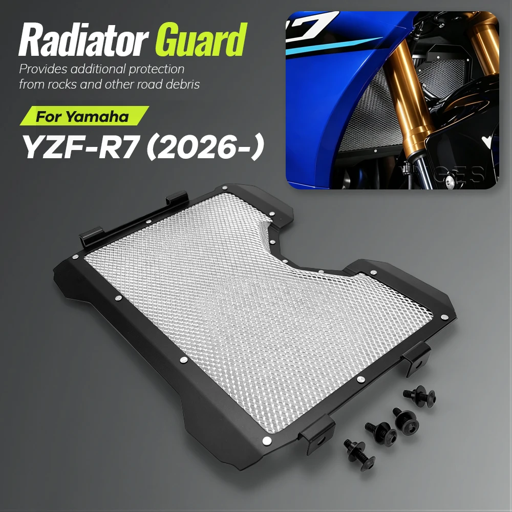 Motorcycle Accessories Radiator Guard Radiator For Yamaha YZF R7 YZFR7 2026- Grille Cover Radiator Protector