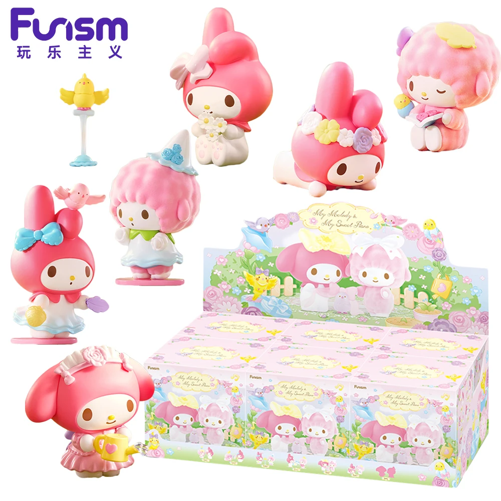 

Genuine FUNISM My Melody & My Sweet Piano Blind Box Little Bird Adventure Series Cartoon Peripheral Adorable Toys Perfect Gifts