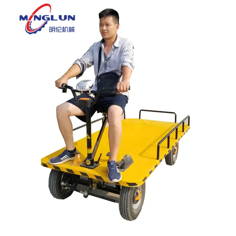 Bulk sales in industrial parks 1000kg with guardrail electric trolley cart puller