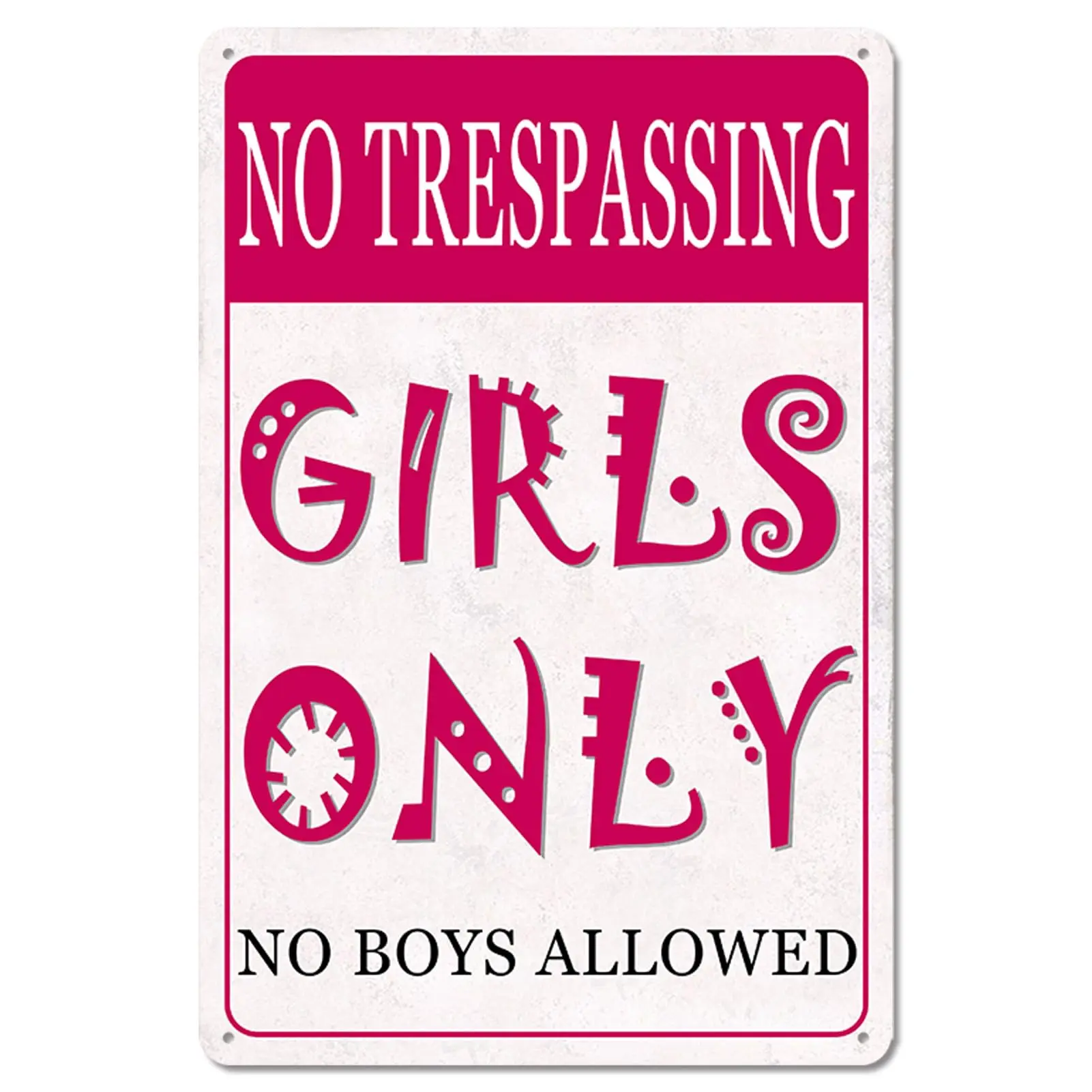 Girl Cave Sign Room Rules Sign For Teen Girls No Trespassing Girls Only Sign Pink Room Decor No Boys Allowed Sign For Girls Bedr