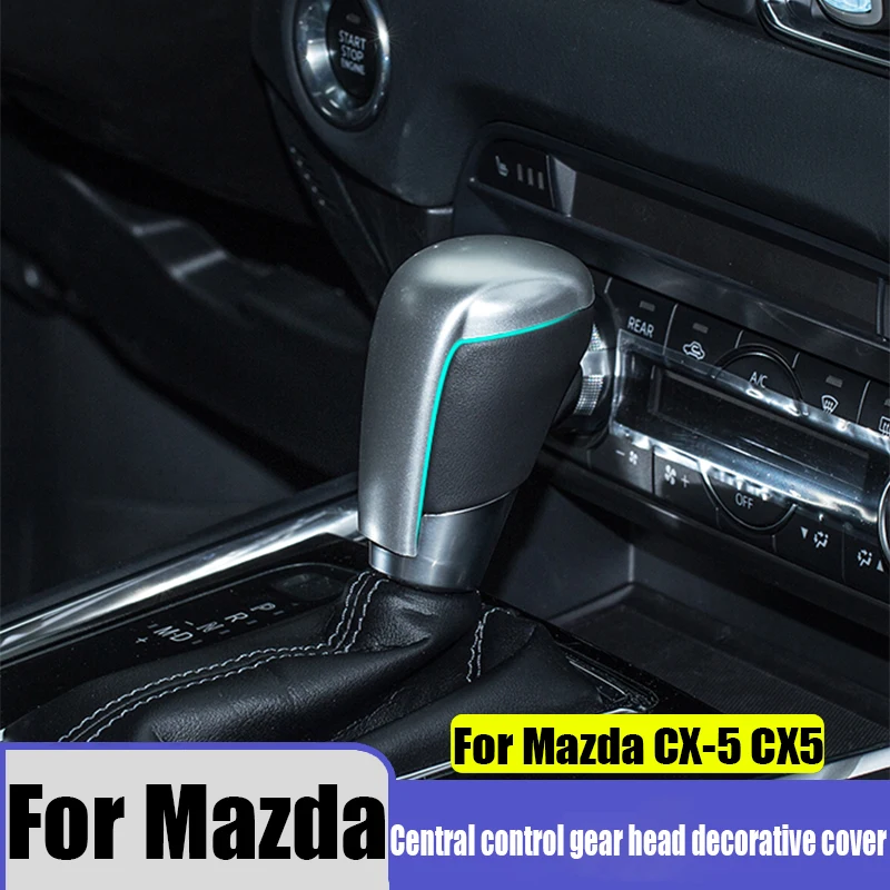 لمازدا CX-5 CX5 2017-2025 التحكم المركزي والعتاد رئيس غطاء الزخرفية اكسسوارات الديكور الداخلي للسيارة تعديل أجزاء