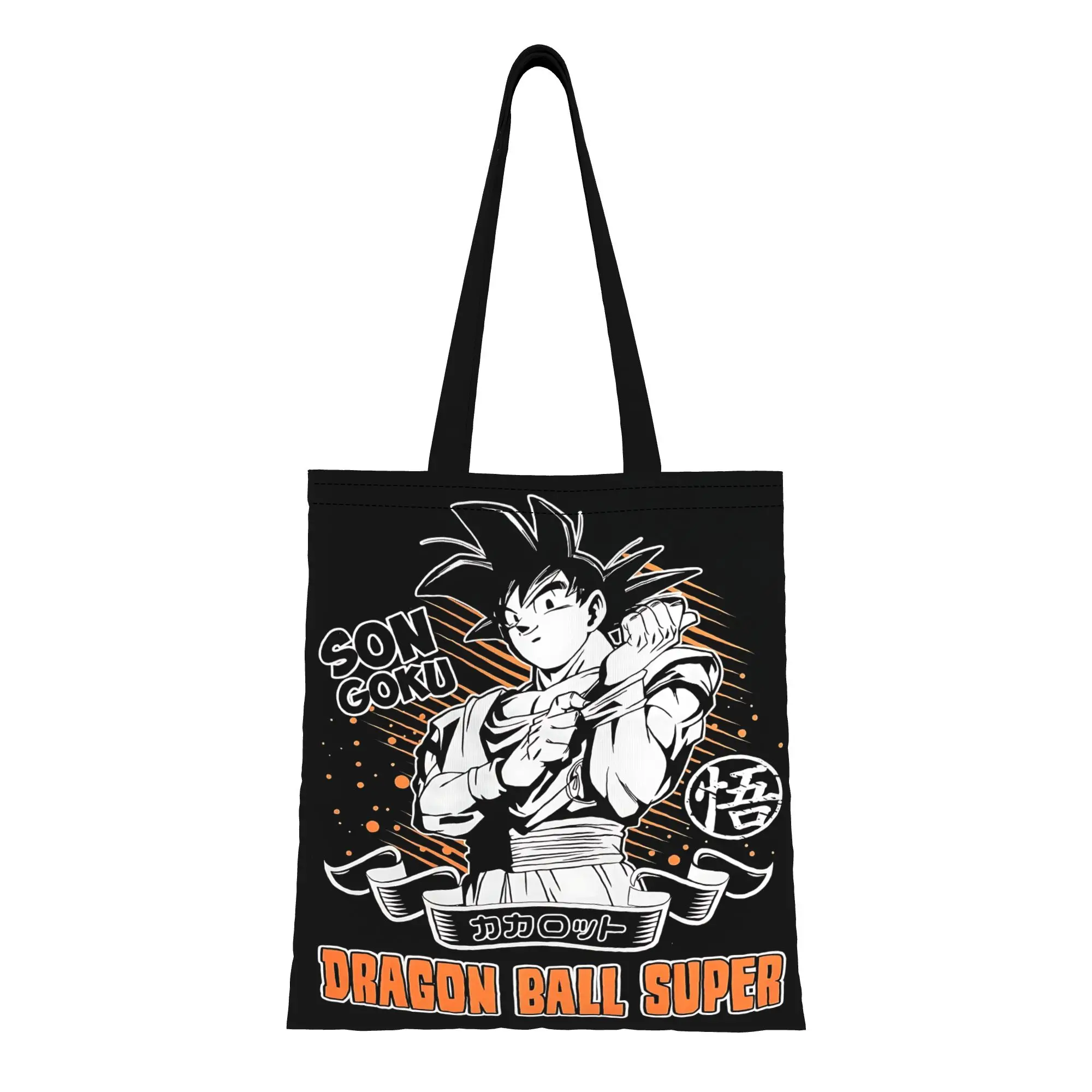 

Сумка-тоут из холщовой ткани с двусторонним принтом Dragon Ball, многоразовая, на плечо, Funko