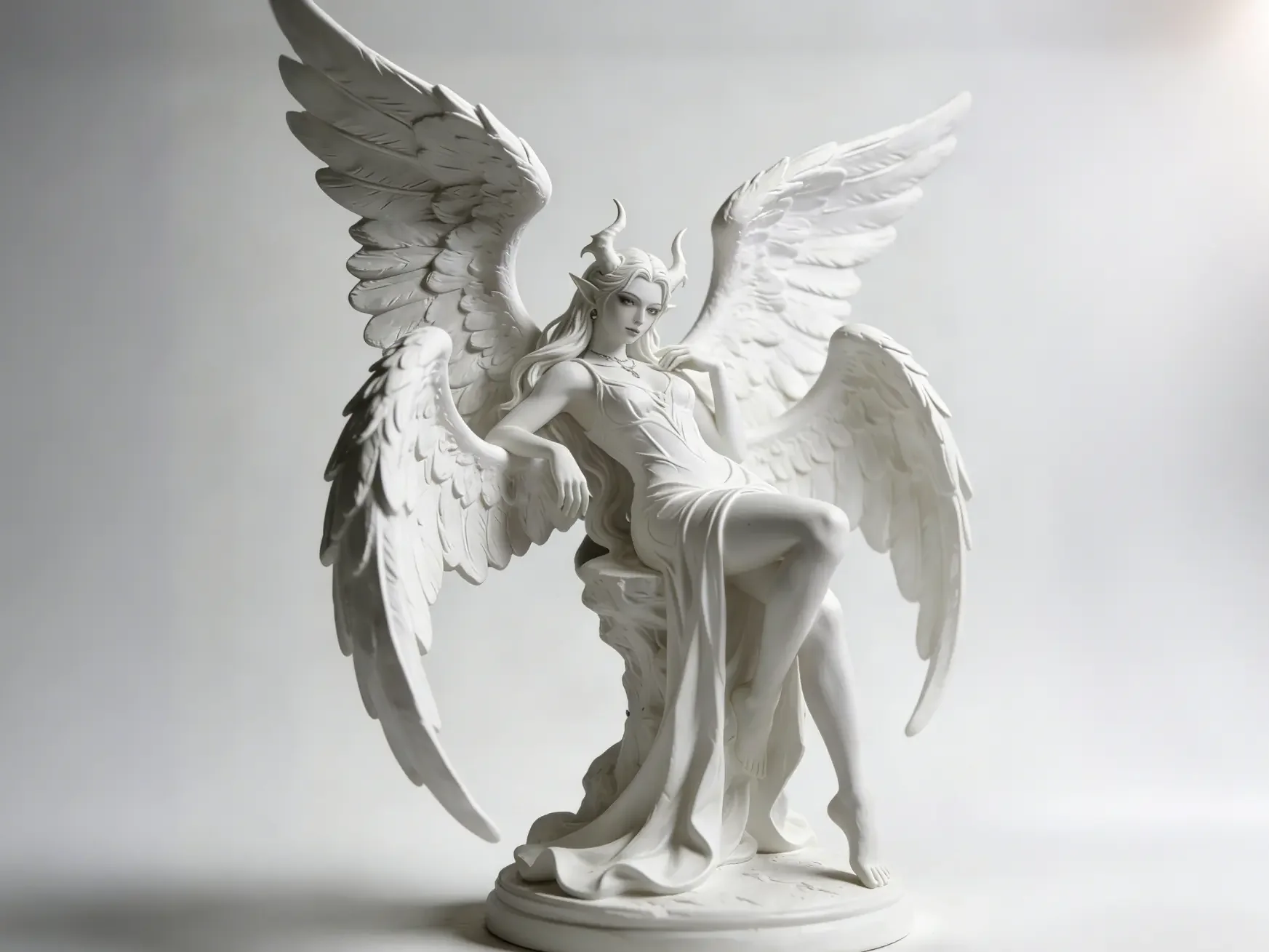 

Lazy female fallen angel