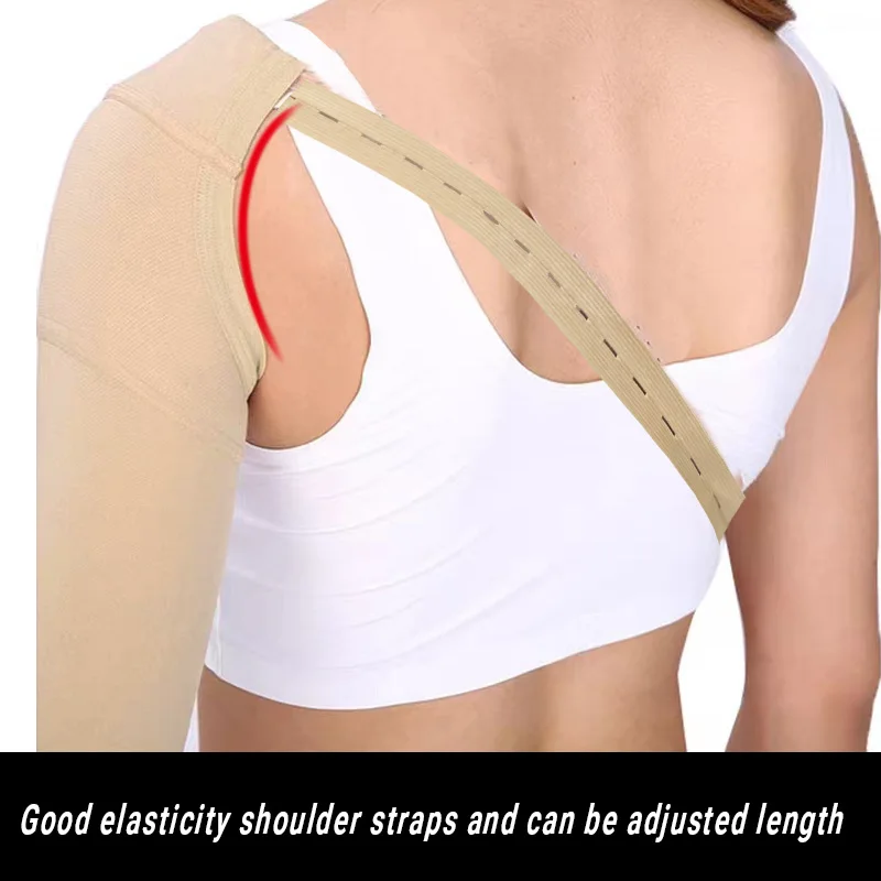 1pcs Medical Compression Chest Strap Arm Sleeve Elastic Unisex Sports Strain Sprain Rehab Nursing Shoulder Anti-Slip Bandage