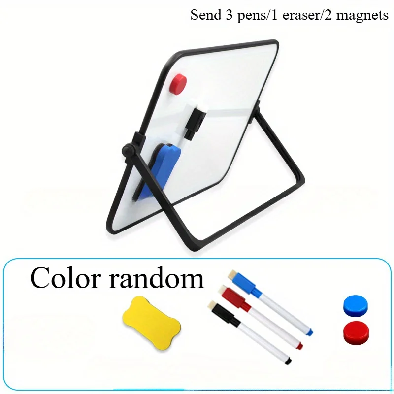For Home Office Classroom Teaching Notes Presentations Magnetic Double Sided Whiteboard Erasable Portable with Pen Eraser