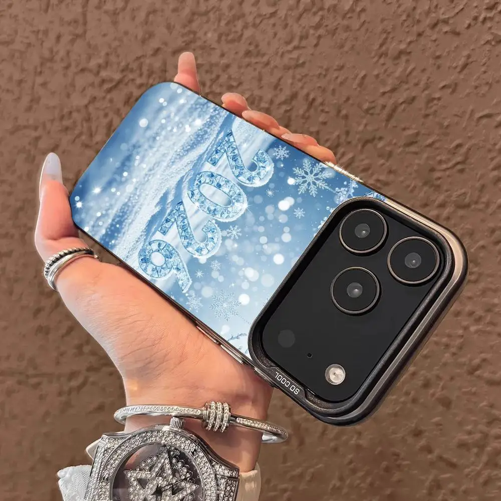 حافظة هاتف رقم 2026 لهاتف iPhone17 16 15 14 13 12 11 Pro/ Max/Plus غطاء خلفي مقاوم للصدمات ومضاد للبصمة #3