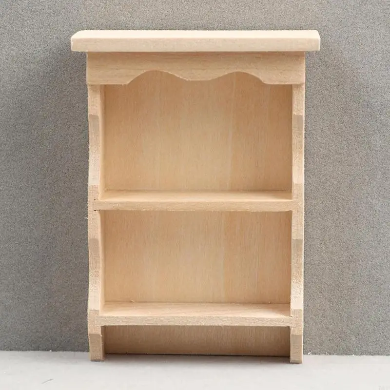 

76HF Furniture Miniature Vintage ClassyBookcase Bedroom Decoration Accessories