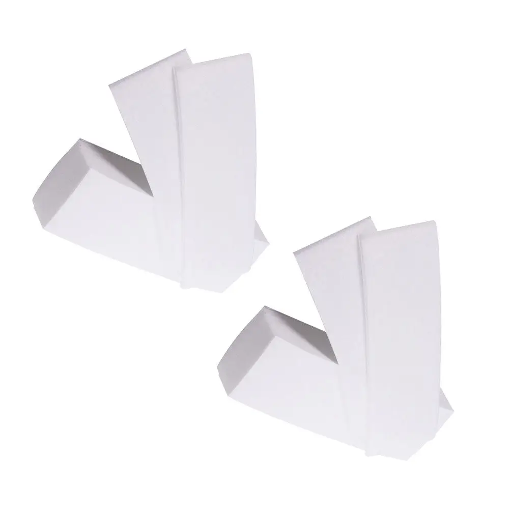 

160 шт. Восковые полоски для депиляции из утолщенного нетканого материала для удаления волос на теле и лице, мягкие, с сильным клеевым слоем