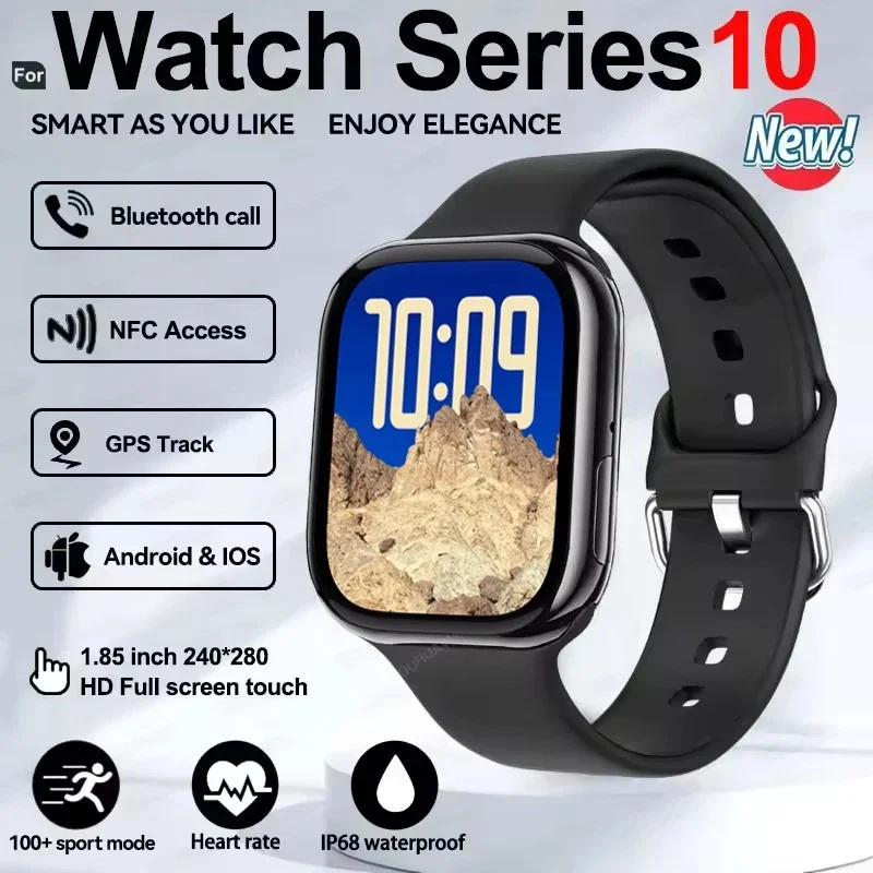 New Series IW10  Watch 10 GPS Track Smart Watch Men Woman HD Bluetooth Call Waterproof Sports SmartWatch For Apple Android IOS