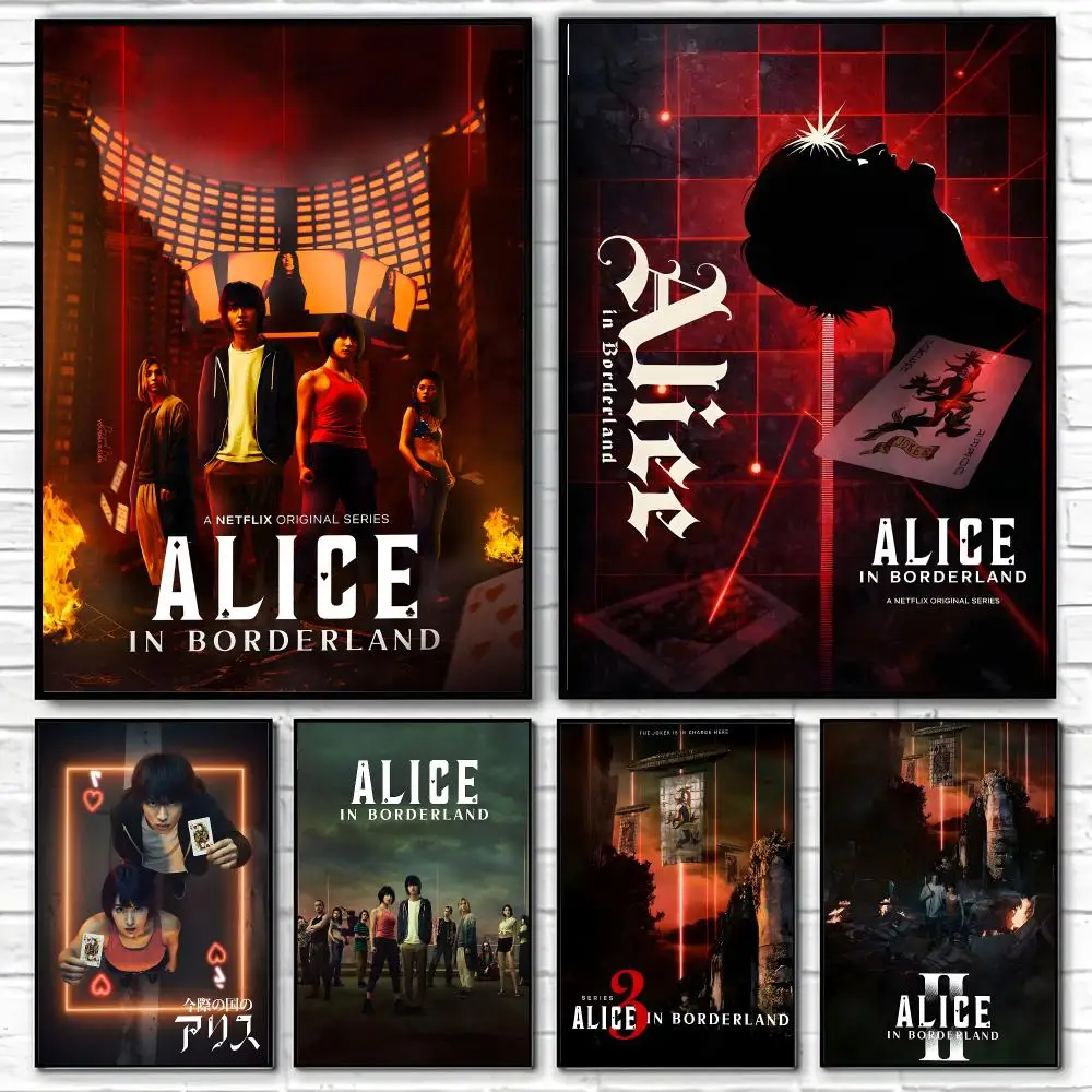 TV Series Alice in Borderland Poster Poster High Quality Wall Art for Home Office Bedroom Living Room Perfect