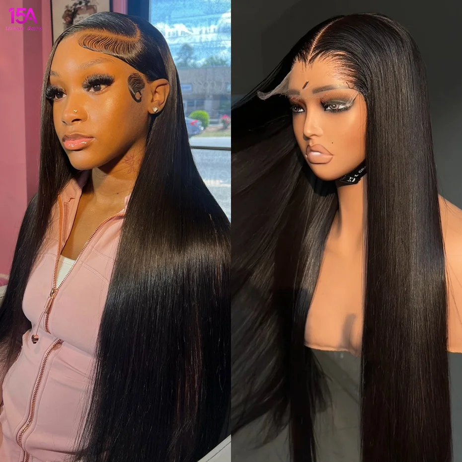 

18 20 22 24 inch 13x4 13x6 Raw Vietnamese Lace Frontal Wig 5x5 Glueless Bone Straight Wig Double Drawn 100% Human Hair For Women