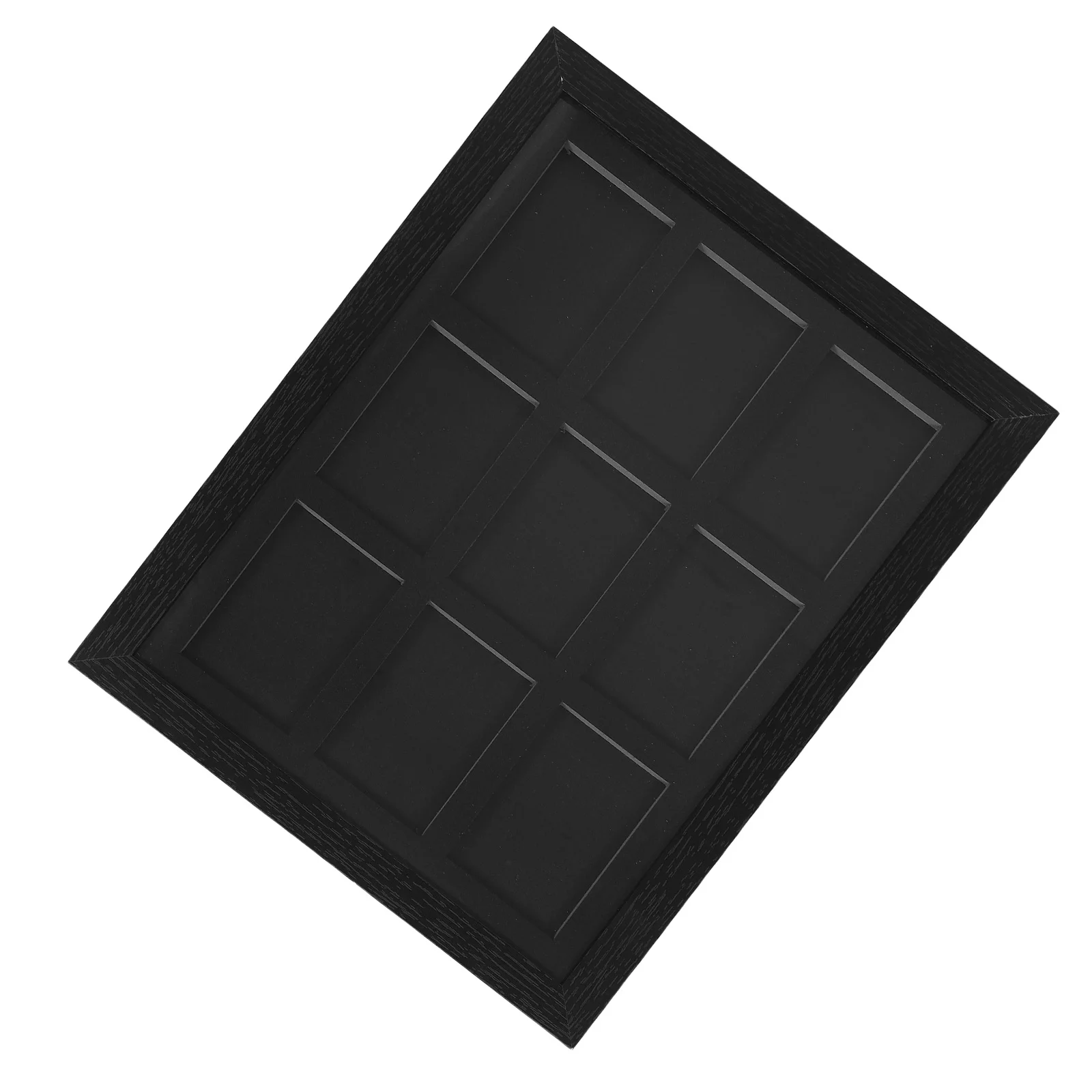 

Sports Card Display Frame 9 Slots Graded Wall Mount Baseball Basketball Football Hockey High Transparency Storage