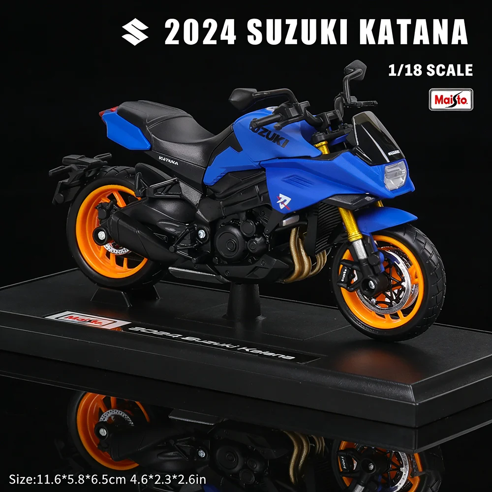 

Maisto 1:18 Super New 2024 Suzuki Katana Motorcycle model ornament motorcycle Model collection gift toy