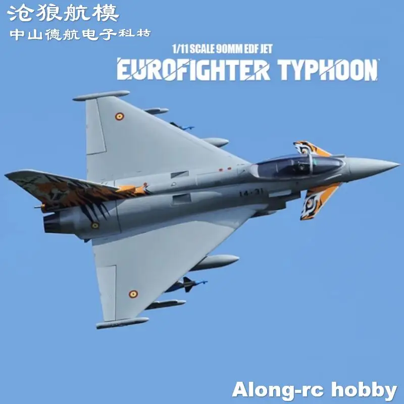 Freewing Electric RC Jet Airplane 1/11 Euro Fighter Typhoon 90mm EDF 6S  8S PNP or KIT+Servo with Retractable Landing Gear Model