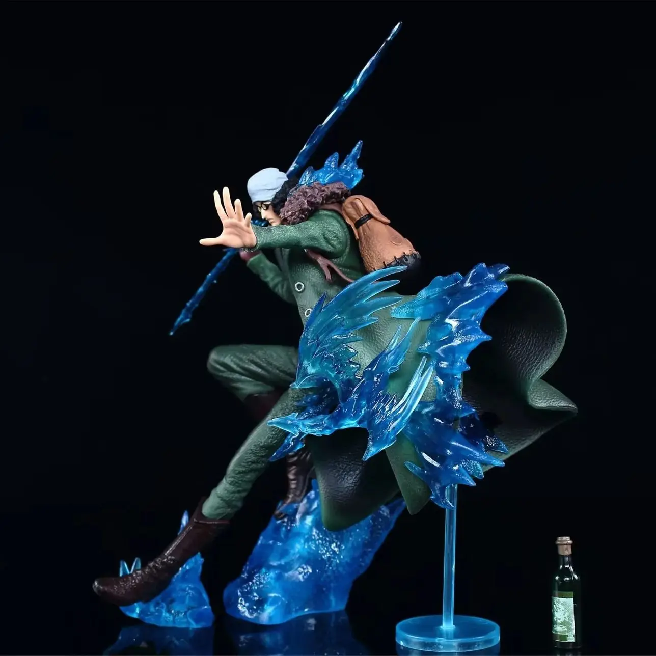 One Piece Kuzan Battle Ver, Anime Statue de Jeu en PVC pour Enfant, Figurine d'Action, Excellent Modèle, Jouets de Collection, Cadeaux, 23cm