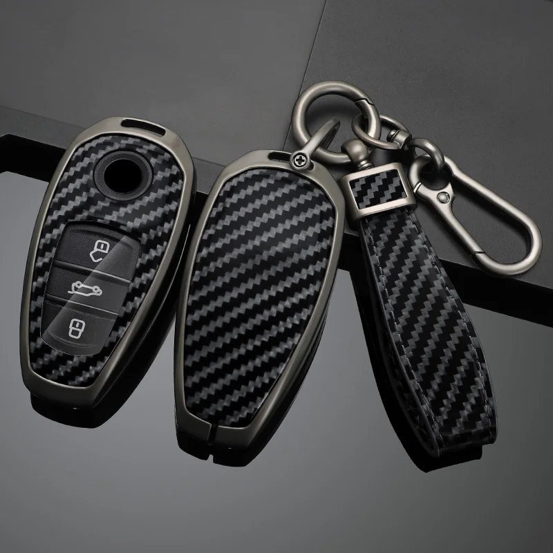

Zinc Alloy Car Remote Key Case Cover Holder Shell for VW Volkswagen Touareg 2011 2012 2013 2014 2015 2016 2017 2018 Accessories