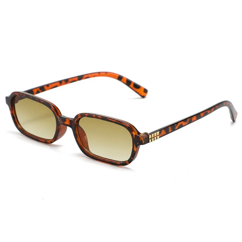 Nouvelles lunettes de soleil carrées à petite monture pour femmes, lunettes de soleil de luxe pour femmes, lunettes tendance pour la photographie de rue