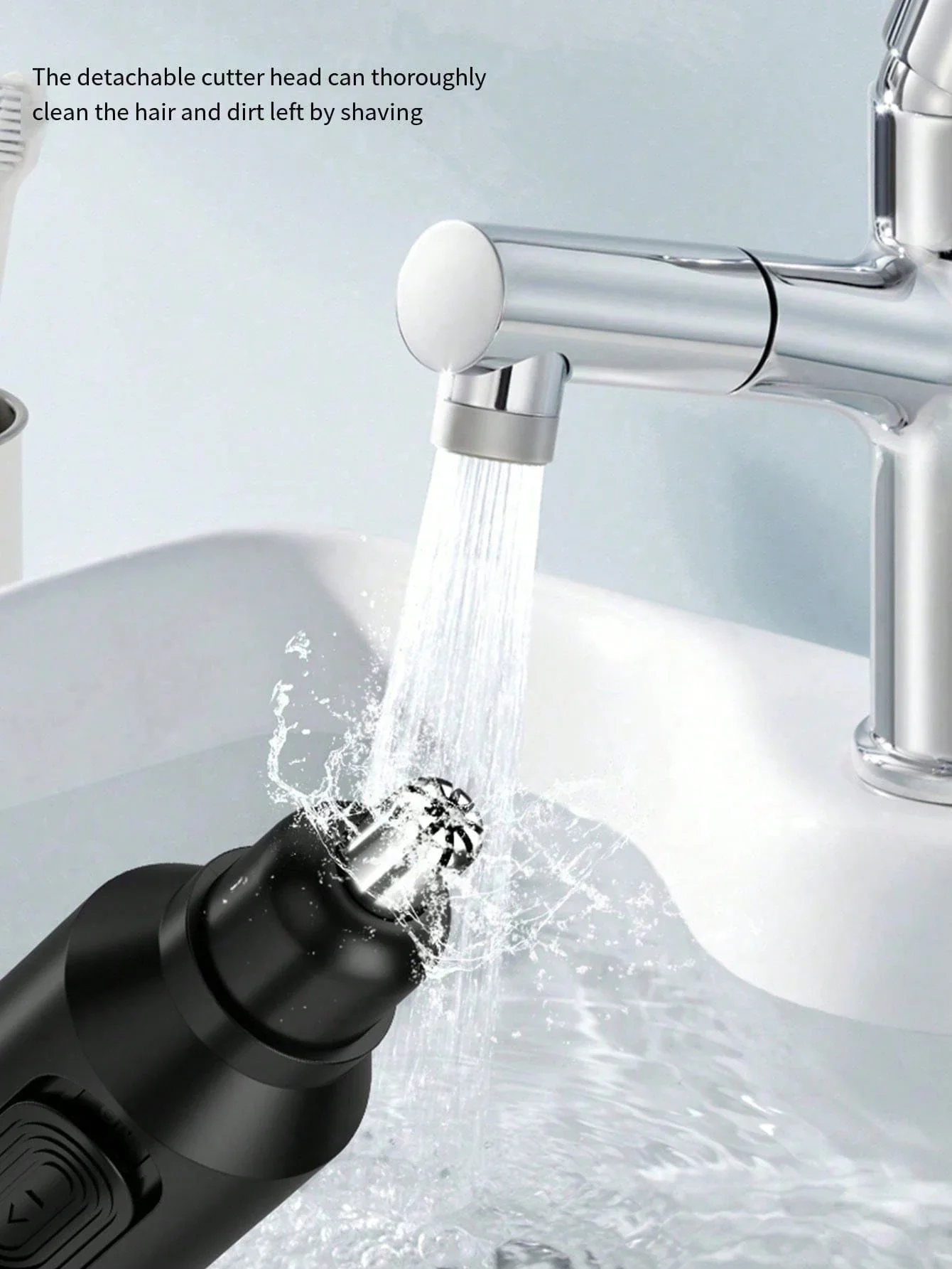 Battery Type Nose Hair Trimmer Men's Nostril Cleaning Nose Hair Shearing Artifact Shaving Shaver