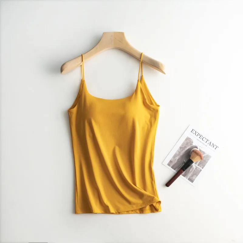 Top Female Camisoles Women Camisoles Summer Girl Sexy Strap Cotton Sleeveless Thin Camisole Vest All-match Lingerie T-shirt