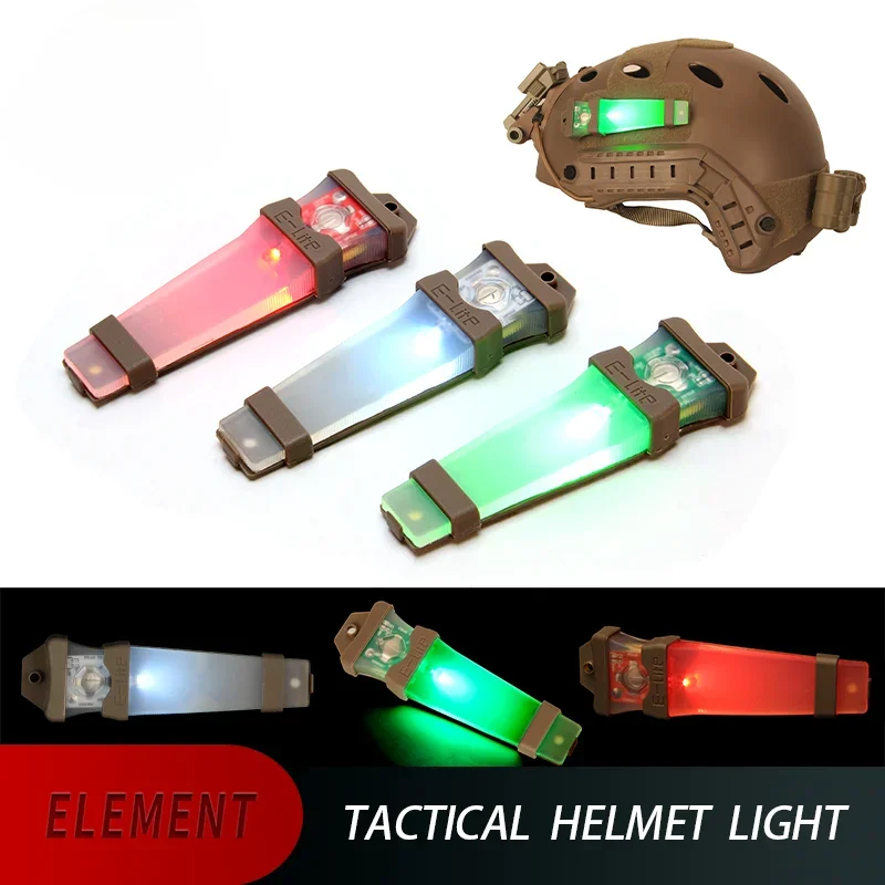 Airsoft Helmet Weapon Flashlight Tactical Helmet Light Identification Surefir Marker Light Survival Signal Helmet Lamp