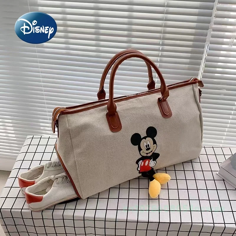 Disney Mickey\'s New Diaper Bag Handbag Luxury Brand  Diapers Bag Baby BagMulti Functional Large Capacity Women\'s Travel Handbag