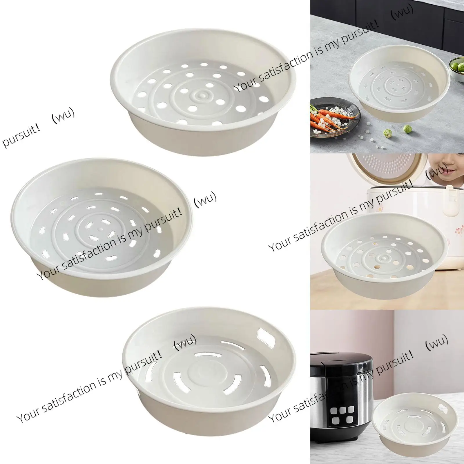 Kitchen Steamer Grid Steaming Tray Easy Clean Steaming Rack for Rice Cooker