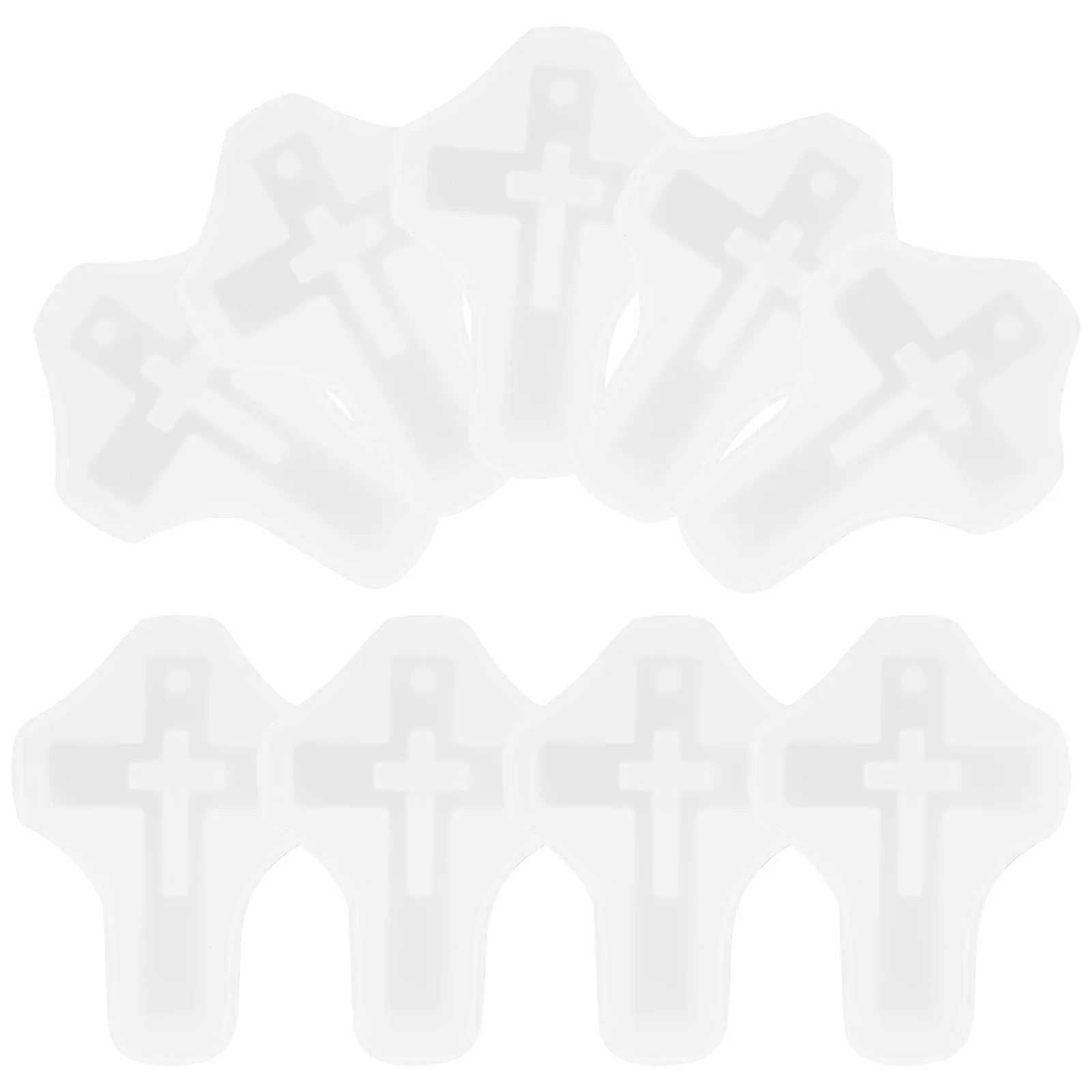 

10Pcs Cross Pendant Shaped Silicone Mold for Epoxy Resin Jewelry Making Crafts Decorative Ornaments DIY Tools Cross Pendant Mold