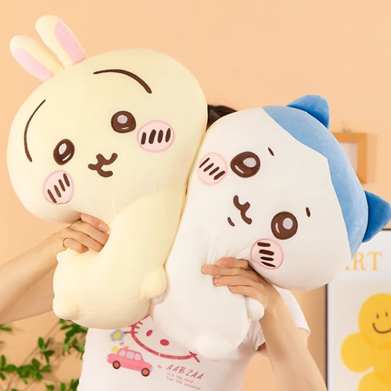 30-80cm チイカワぬいぐるみ 大きめ かわいいウサギ ハチワレ 漫画アニメぬいぐるみ アニメ誕生日枕 ソファギフト 子供向け クリスマスプレゼント