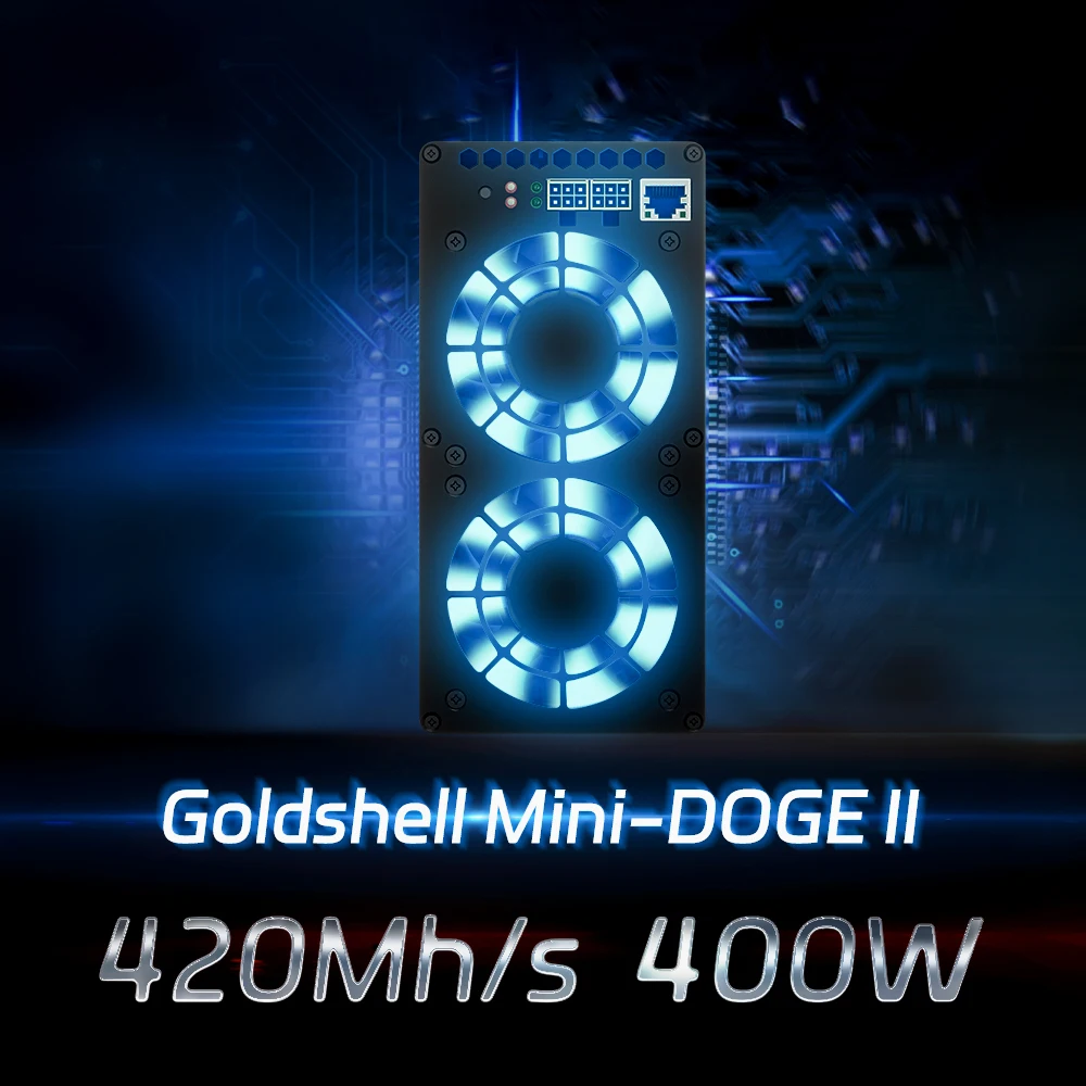 NEW Goldshell MINI DOGE Ⅲ 650MH/s 400W Dogecoin Miner DOGE III Crypto Mining Machine MINI DOGE3 LTC Coin Miners with PSU