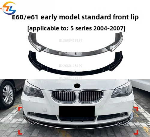 Para BMW Serie 5 Bmw E60 E61 versión pre estándar 2004-2007 modificación del alerón de pala delantera de labio delantero