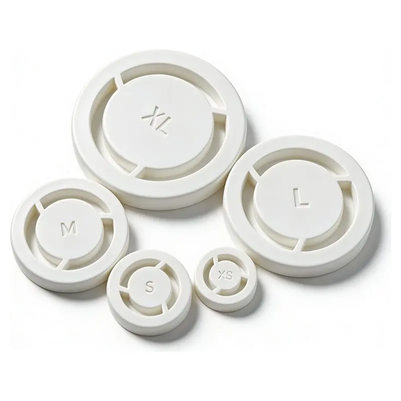 Pottery Foot Ring Template 5Pcs Clay Trimming Tool Consistent Base Ring Mold DIY Making Supplies-[A22I Store]