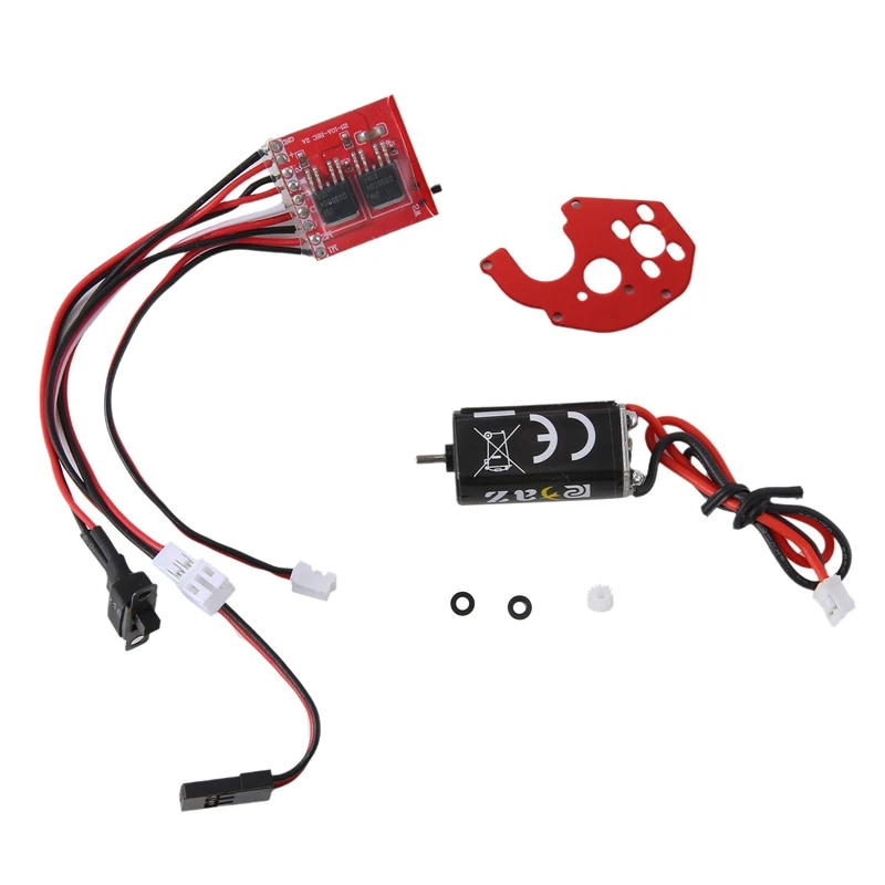 RC ESC 20A Brush Motor Speed Controller W/ Brake For RC Car Boat Tank 1/24 RC Crawler Axial SCX24 AXI90081 AXI00001