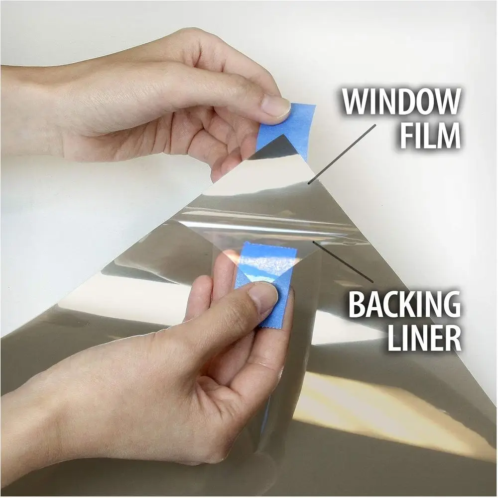 Bronze BRZ50 Heat and Sun Control Window Film, 24 x 24ft