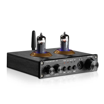 PJ.MIAOLAI 6K4 Preamplificatore valvolare per bile NE5532 OP AMP AUX Bluetooth 5.0 USB RCA HIFI stereo Mini preamplificatore per cuffie 16-300ohm