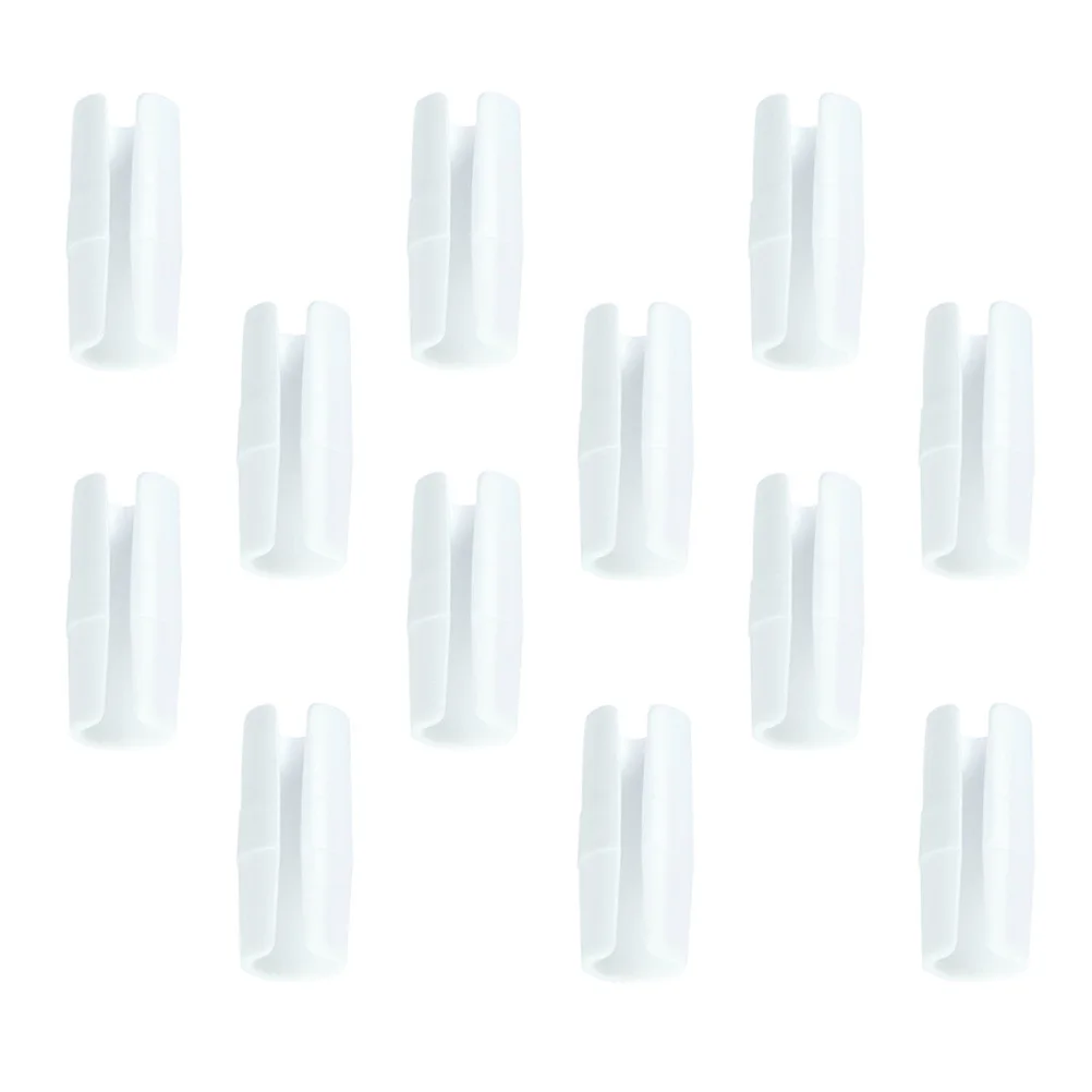 

12Pcs Bed Sheet Fasteners Anti-Slip Clamps Hard Plastic Clips Prevent Wrinkled Sheets White Sheet Grippers Anti-Slip Clips