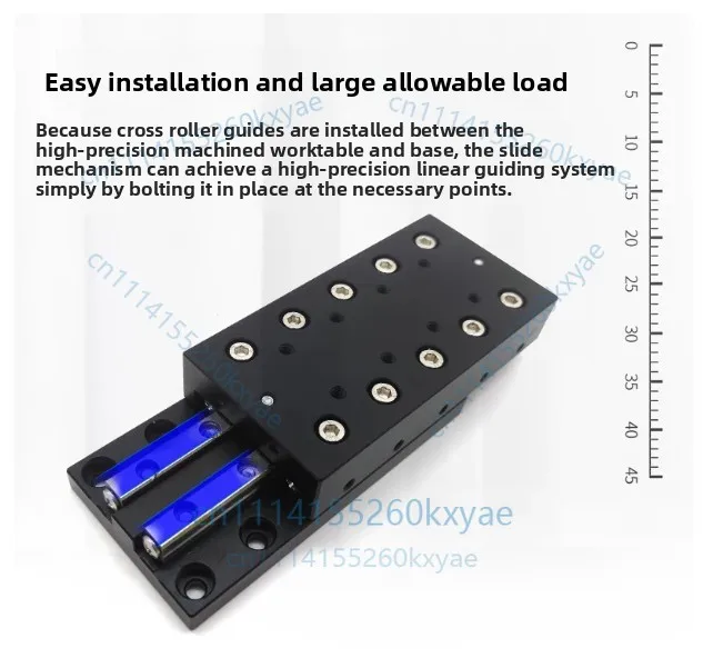 X-axis cross guide rail slot transfer vru simple linear slide slider roller single-axis worktable module micro