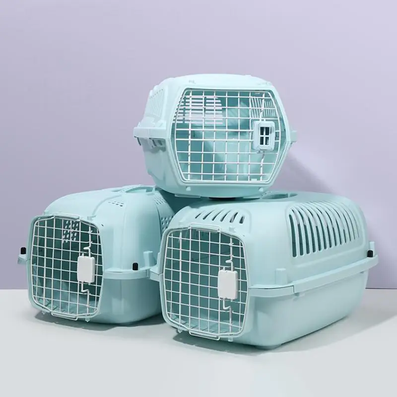 

Pet Airline Box Cat Portable Cat Cage Portable Travel Cat Car Box Cat Bag Small Puppy Travel Box