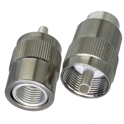 1pcs UHF PL259 Male Screwed Coupling Connector Solder RG8 LMR400 RG213 7D-FB Cable Straight New