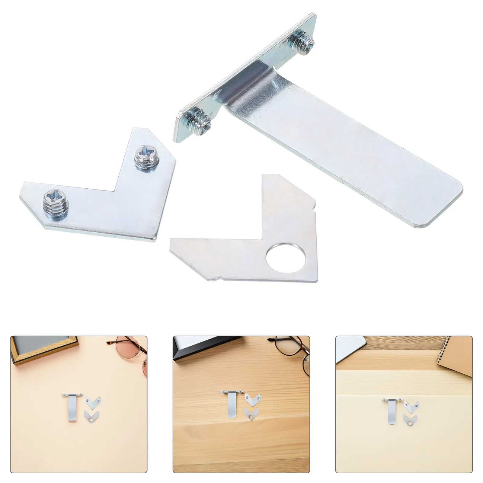 Heavy Duty Desktop Photo Frame Stand Adjustable Height Metal Picture Holder for 4x6 5x7 8x10 Inch Photos Table Display