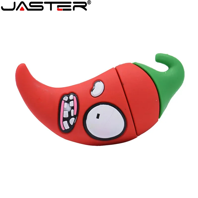 JASTER Fruit USB Flash Drive 64GB Vegetable Pen Drive 32GB Chocolate Ice Cream Memory Stick Carrot Chili Pendrive Eggplant Candy