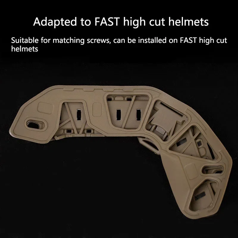 Tactical Upgrade Accessories for WoSporT FAST High Cut Helmet Rail System Compatible with HL-31/32 Outdoor Helmets